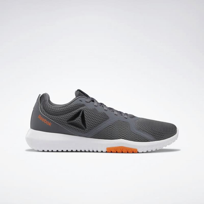 Adidasi Training Reebok Flexagon Force Barbati Gri/Portocalii/Albi Romania TU7246VT